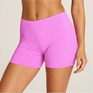 Lilly PulitzerxMeryl collab neon purple Pink super stretch athletic short NWT XL